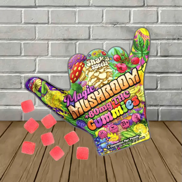 Shaka Sweets Magic Mushroom + THC Gummies 8ct Best Price