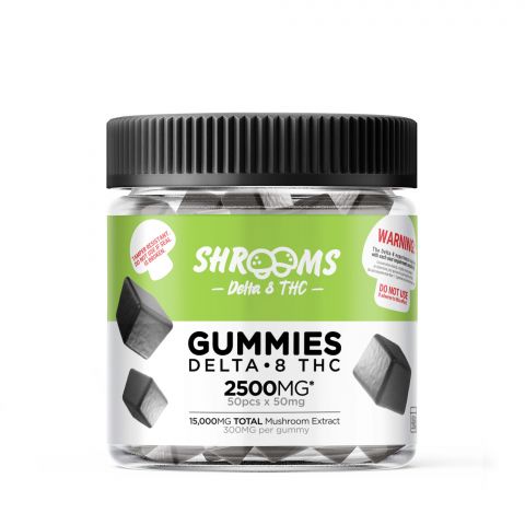 Shrooms Delta-8 THC Gummies - 2500MG Best Price