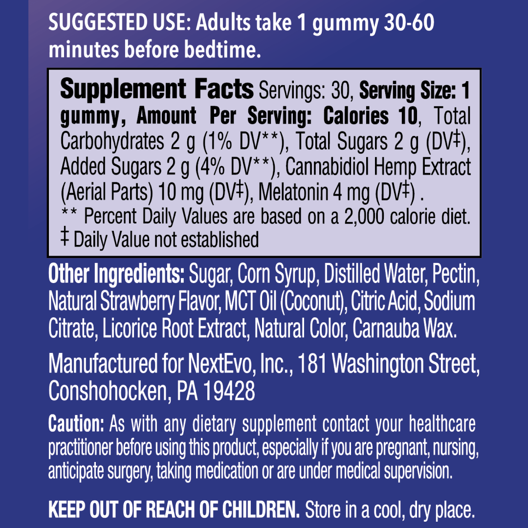Sleep Support CBD Complex Gummies 90 ct