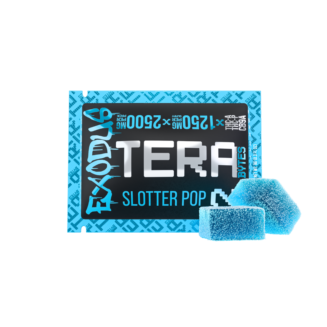 Exodus THC-A + THC-P + CB9A Tera Bytes Gummies 2,500mg