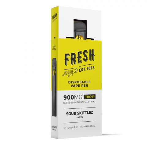 Sour Skittlez Vape Pen - THCP Disposable 900mg Fresh Best Price