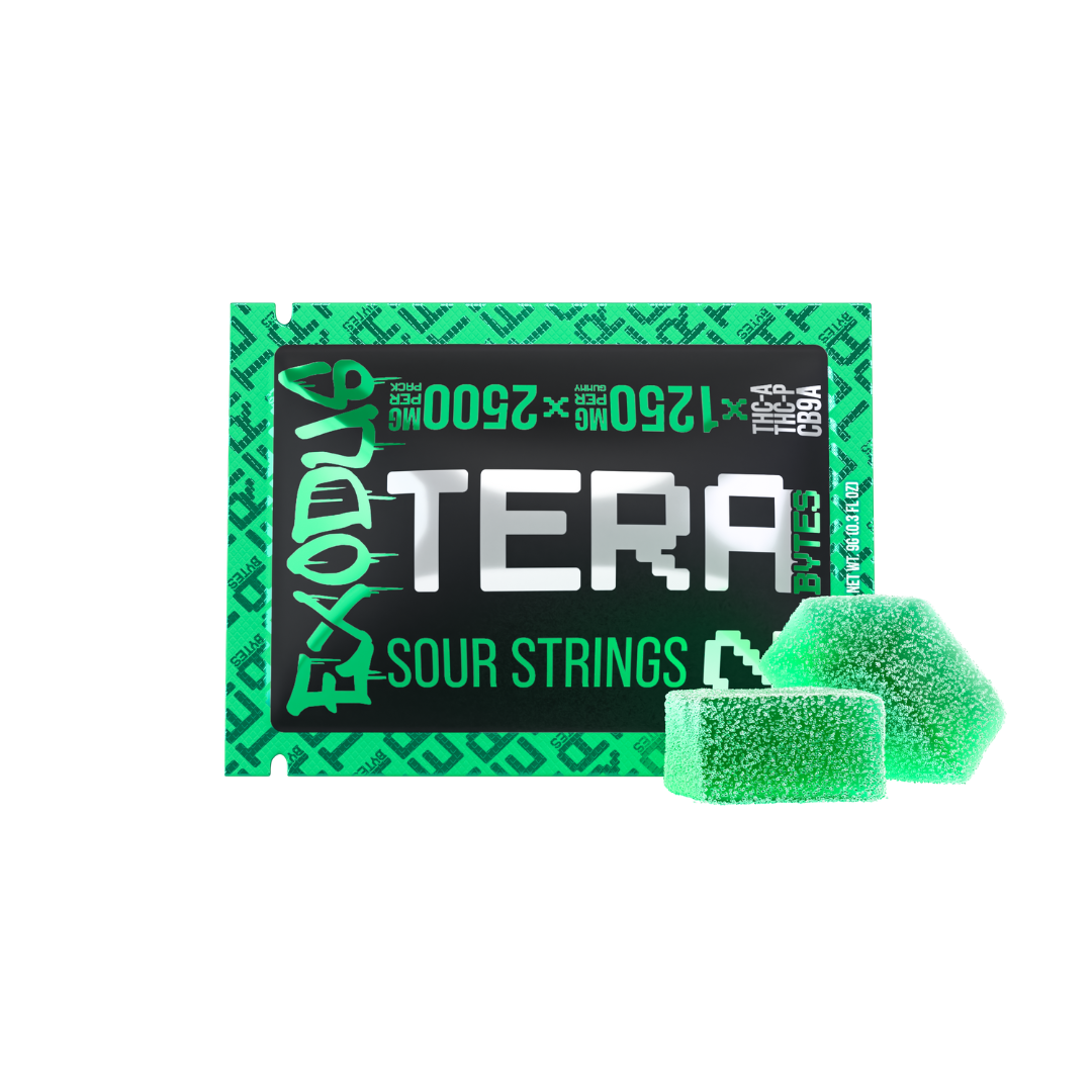 Exodus THC-A + THC-P + CB9A Tera Bytes Gummies 2,500mg