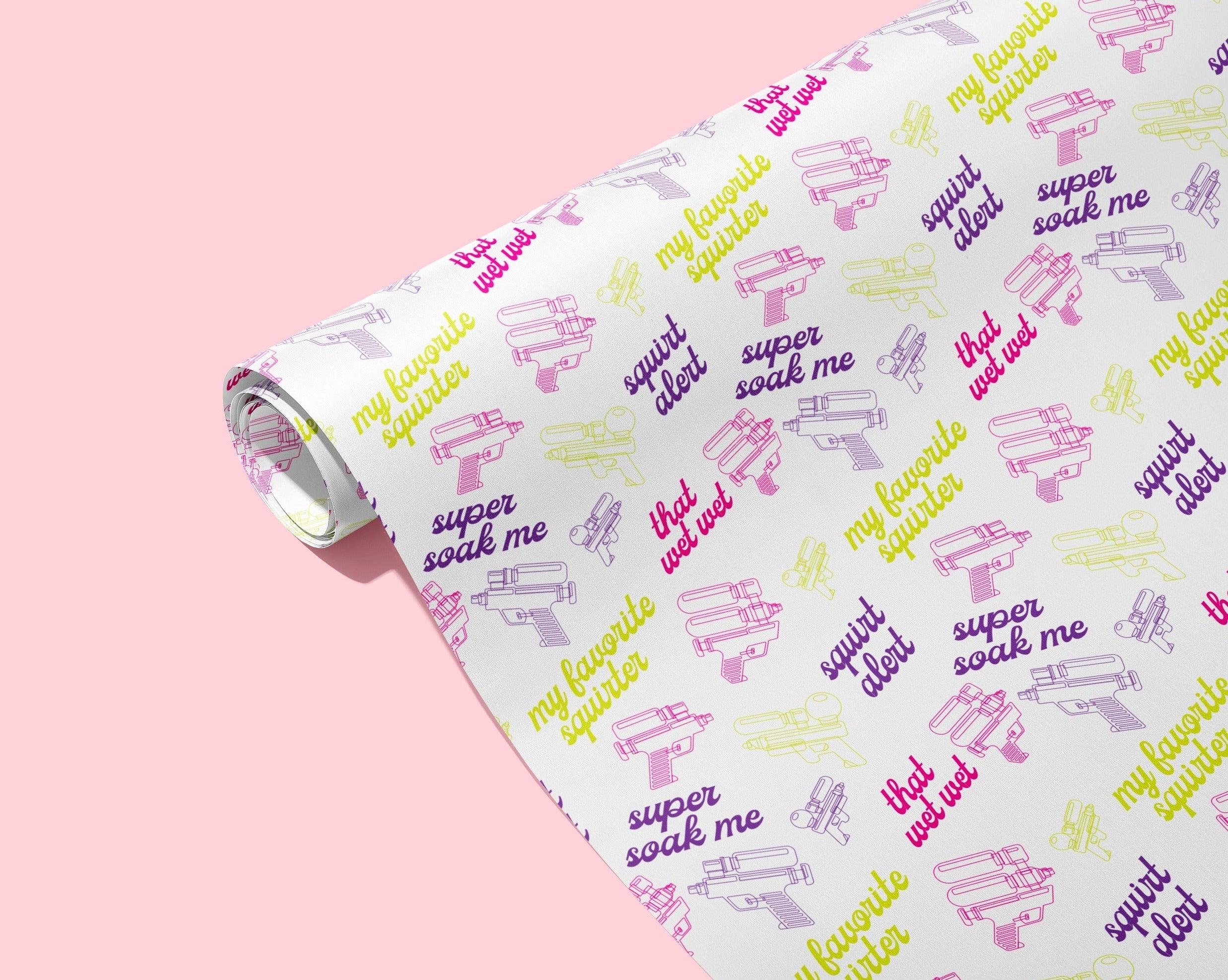 🔫 Squirt Alert Naughty Wrapping Paper Best Sales Price - Accessories