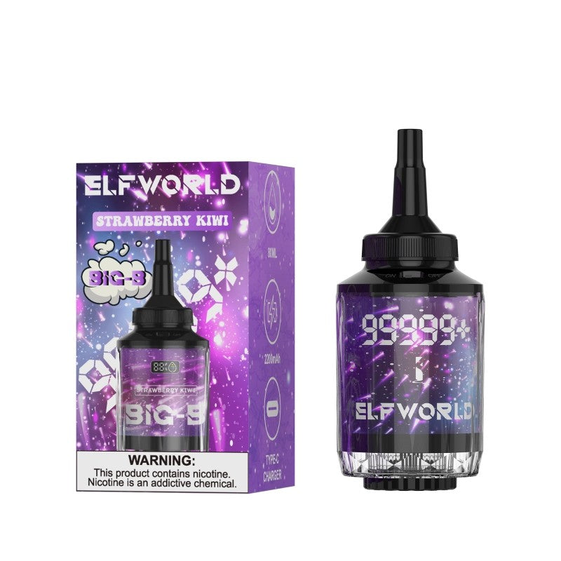 Elfworld Big-B 99999 Puffs Disposable Hookah (80ml, 0.5%)