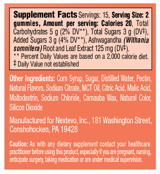 Stress Reset Extra Strength Ashwagandha Gummies 360 ct