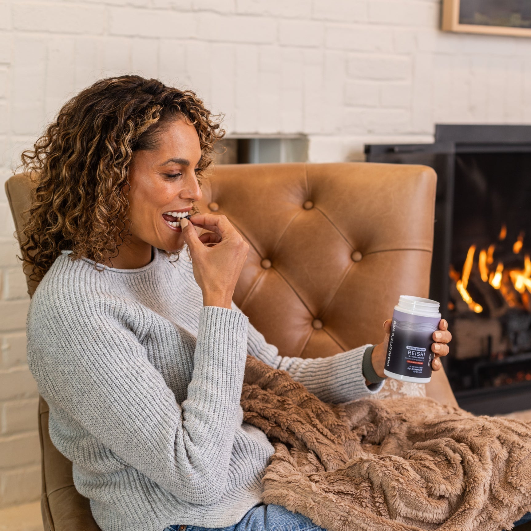 Charlotte's Web Stress Support with Reishi & Ashwagandha Mushroom Gummy Best Price