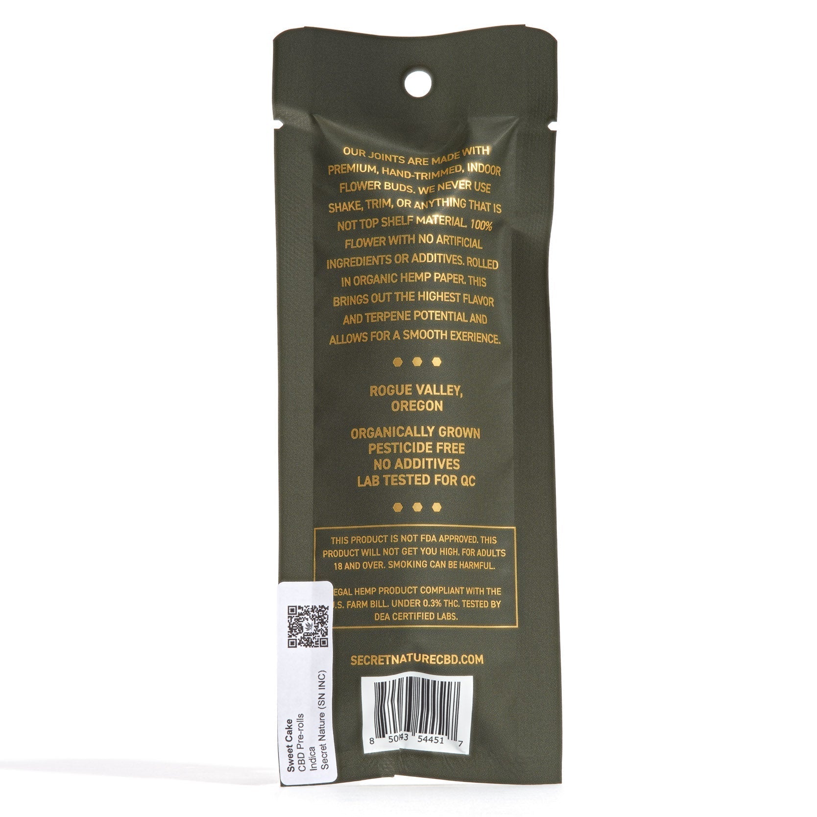 Secret Nature Sweet Cake 2 Pack CBD Pre-Rolls