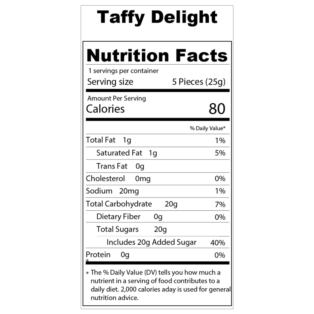 Mellow Fellow Taffy Delights Freeze Dried Candy - Snack Size