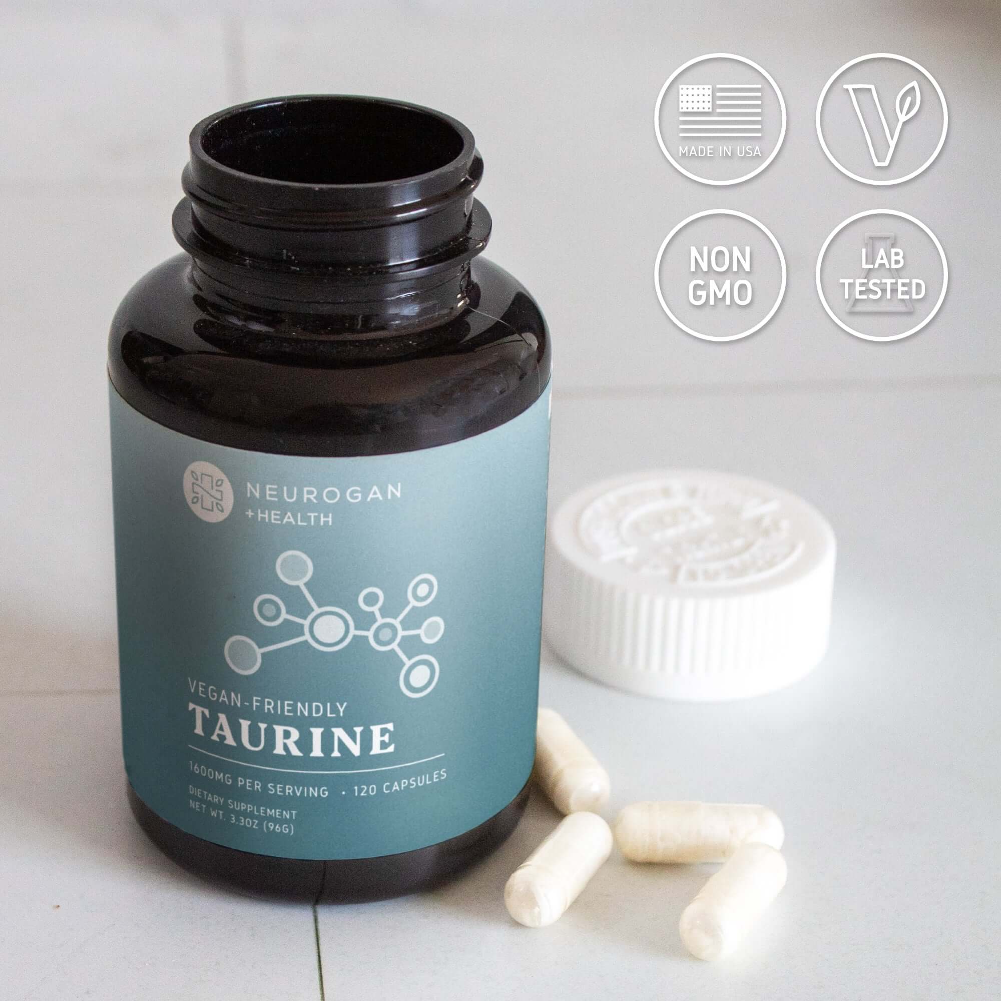 Neurogan Health Taurine Capsules