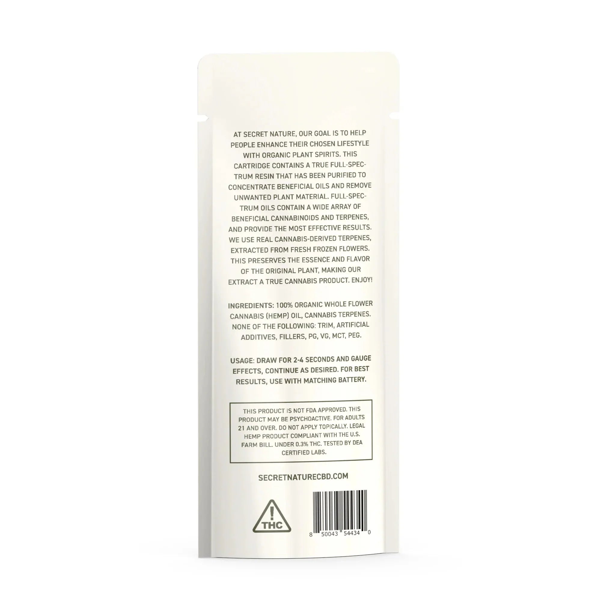 Secret Nature THCA Disposable Vapes