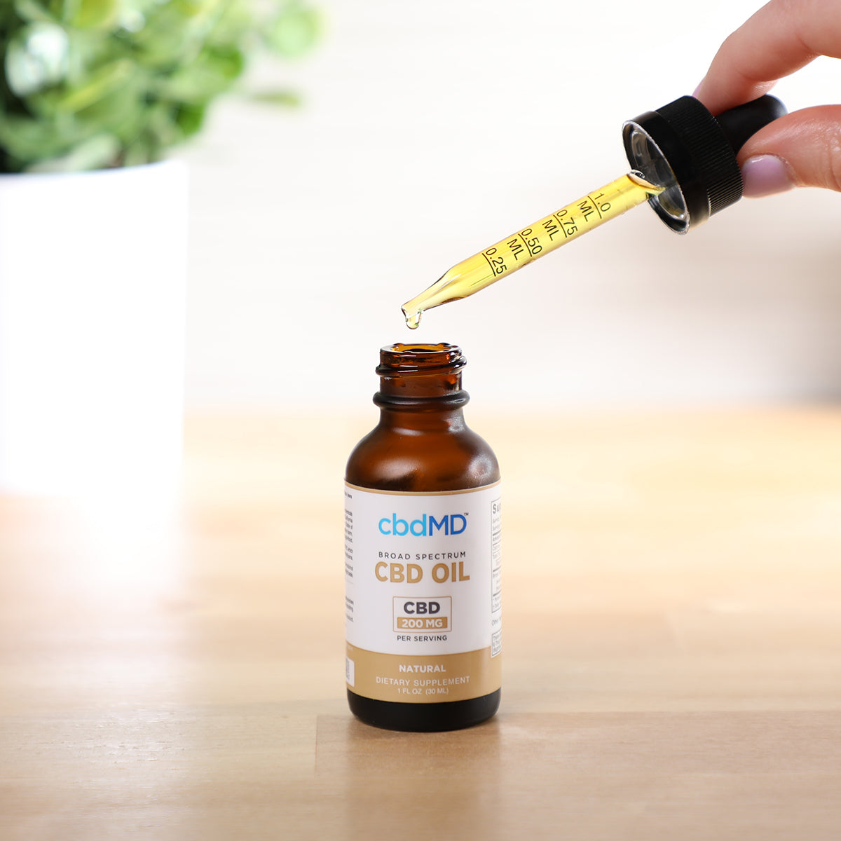 cbdMD Broad Spectrum CBD Oil Tincture