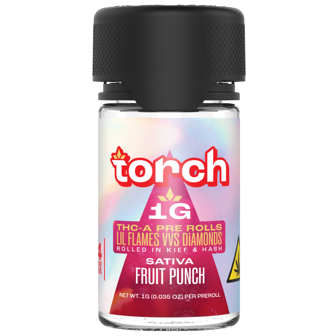 Torch THC-A Lil Flames VVS Diamonds Pre-Rolls 4G | 4ct