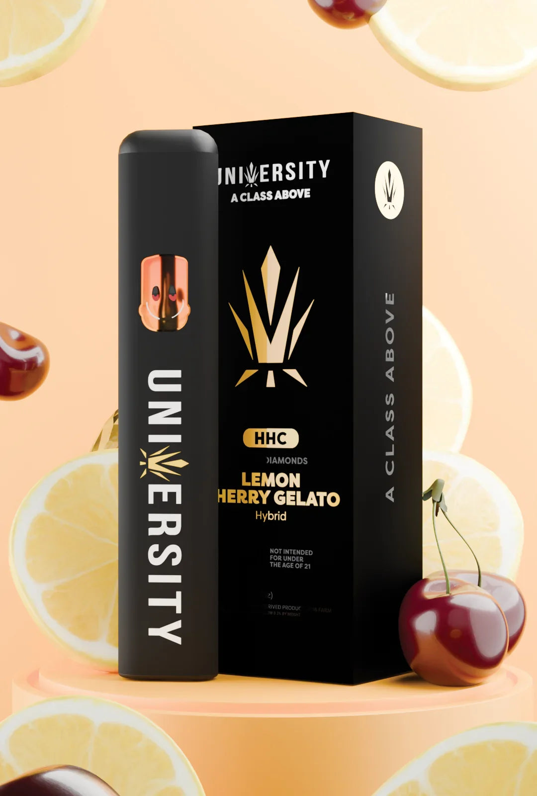 Lemon Cherry Gelato – HHC Liquid Diamonds Disposable Vape