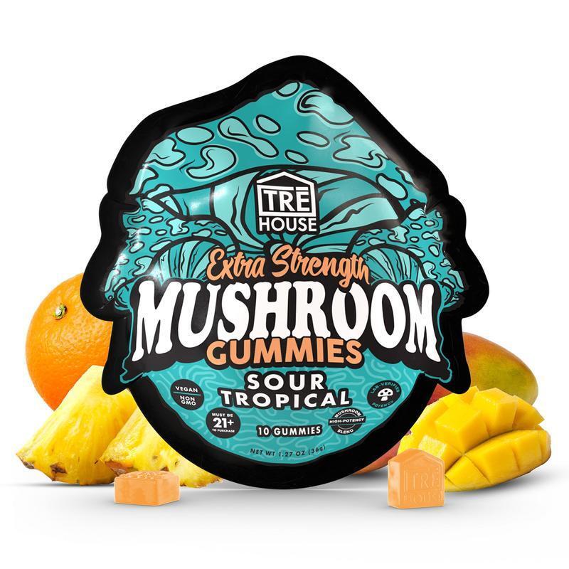 Mushroom Gummies Extra Strength- Trehouse
