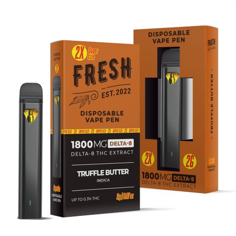 Truffle Butter Vape Pen - Delta 8 Disposable 1800MG Fresh Best Price