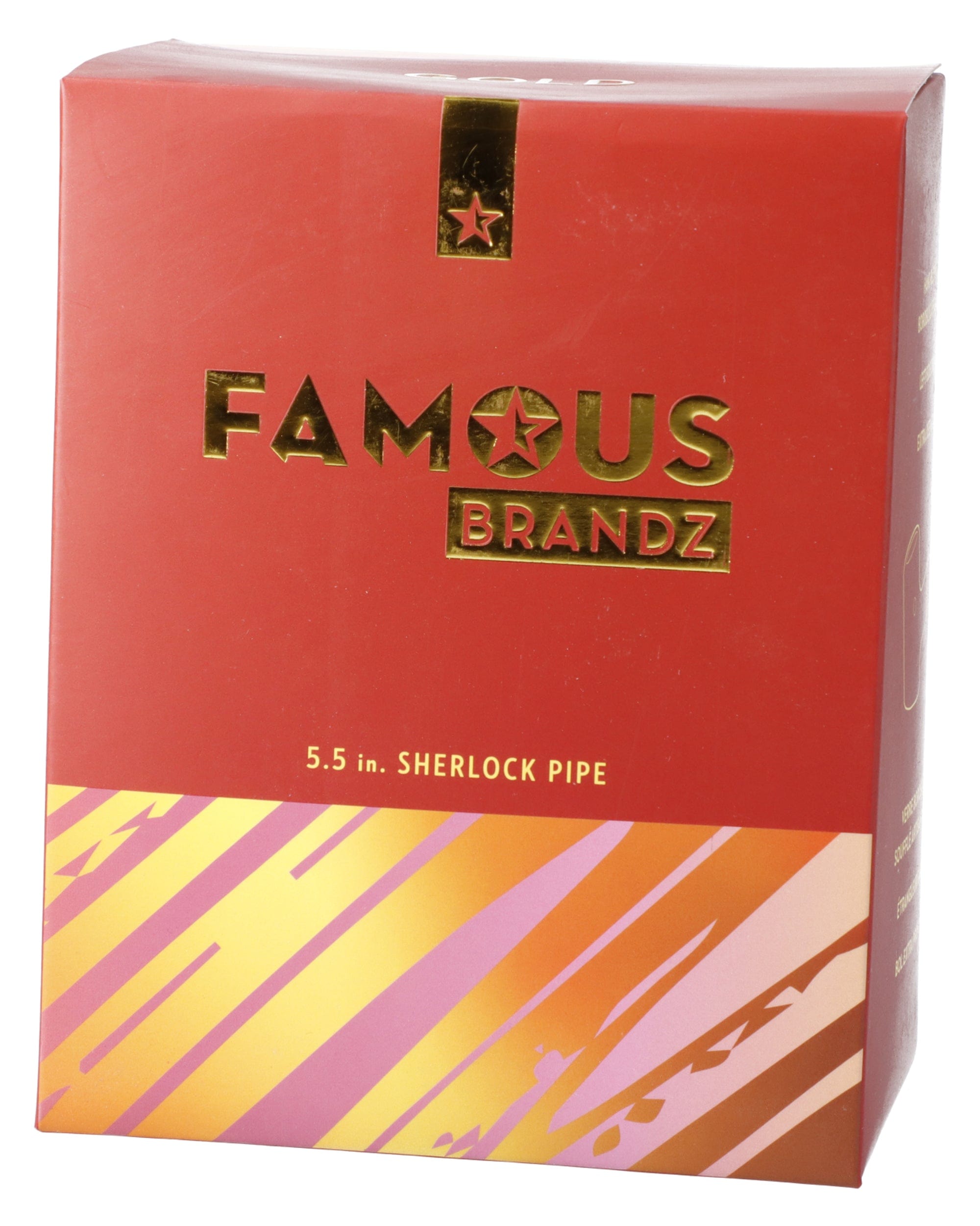 Famous X Fumed Large Sherlock Pipe