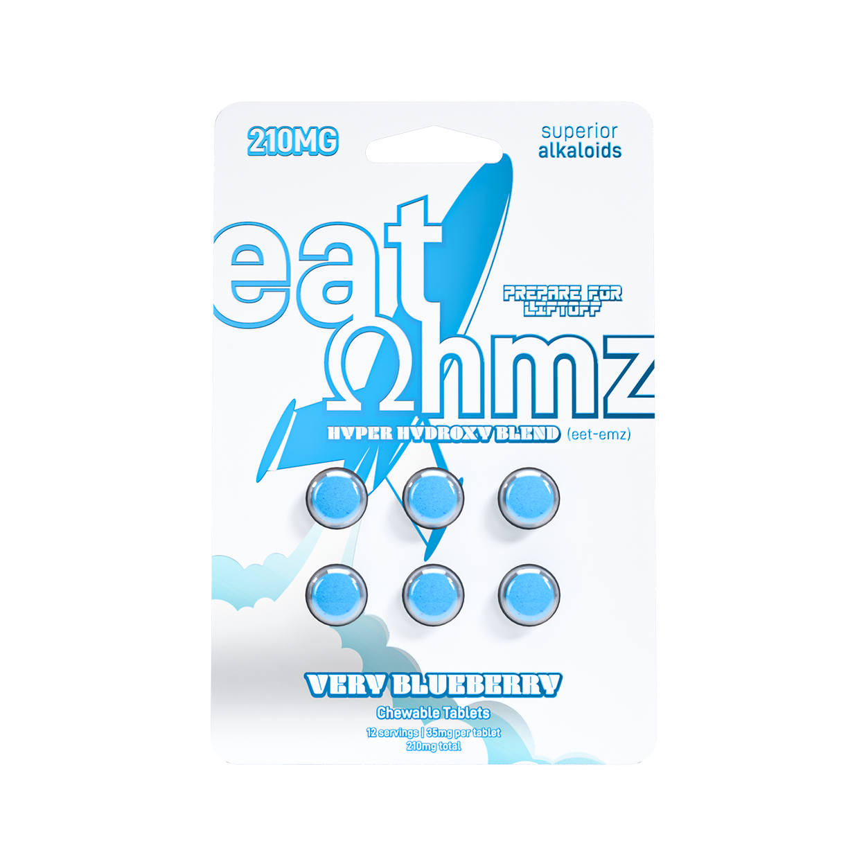 Eat Ohmz Hyper Hydroxy Chewable Tablets 210mg
