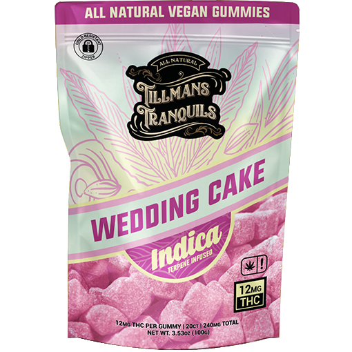 Tillmans Tranquils Wedding Cake Delta 9 THC Gummies 240mg �Indica Best Price
