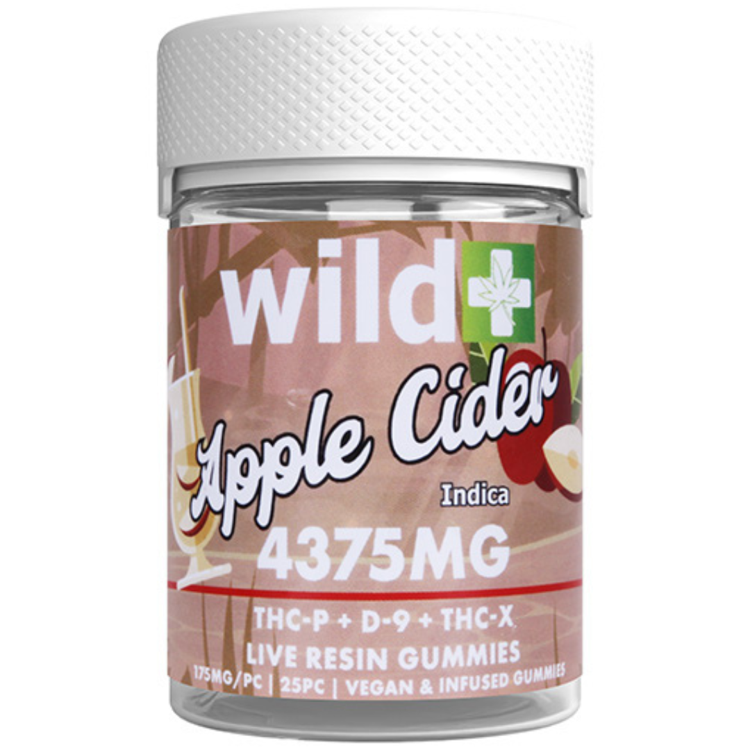 Wild THC-P D9 THC-X Live Resin Gummies 4375mg