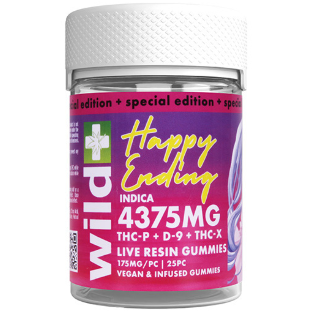 Wild THC-P D9 THC-X Live Resin Gummies 4375mg