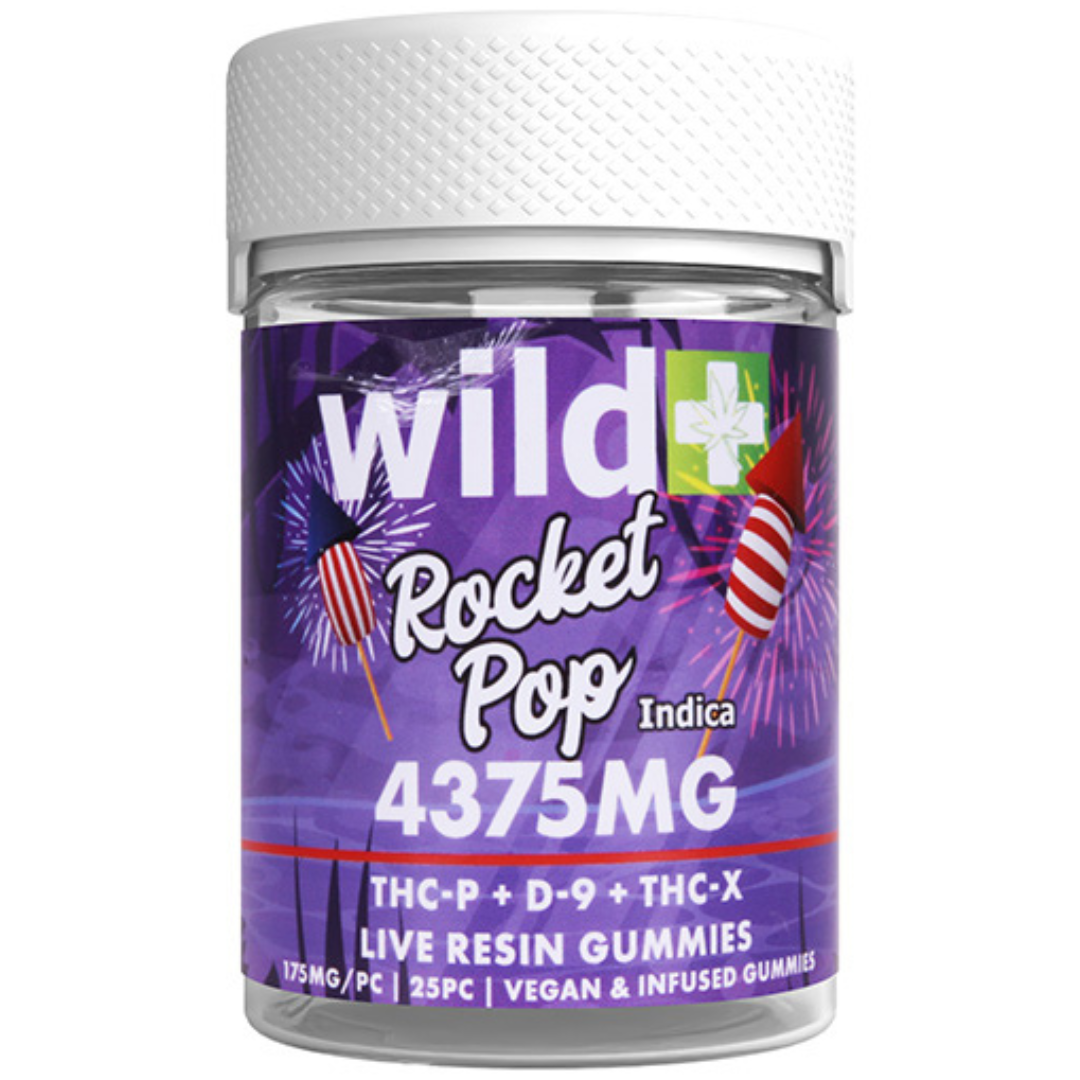 Wild THC-P D9 THC-X Live Resin Gummies 4375mg