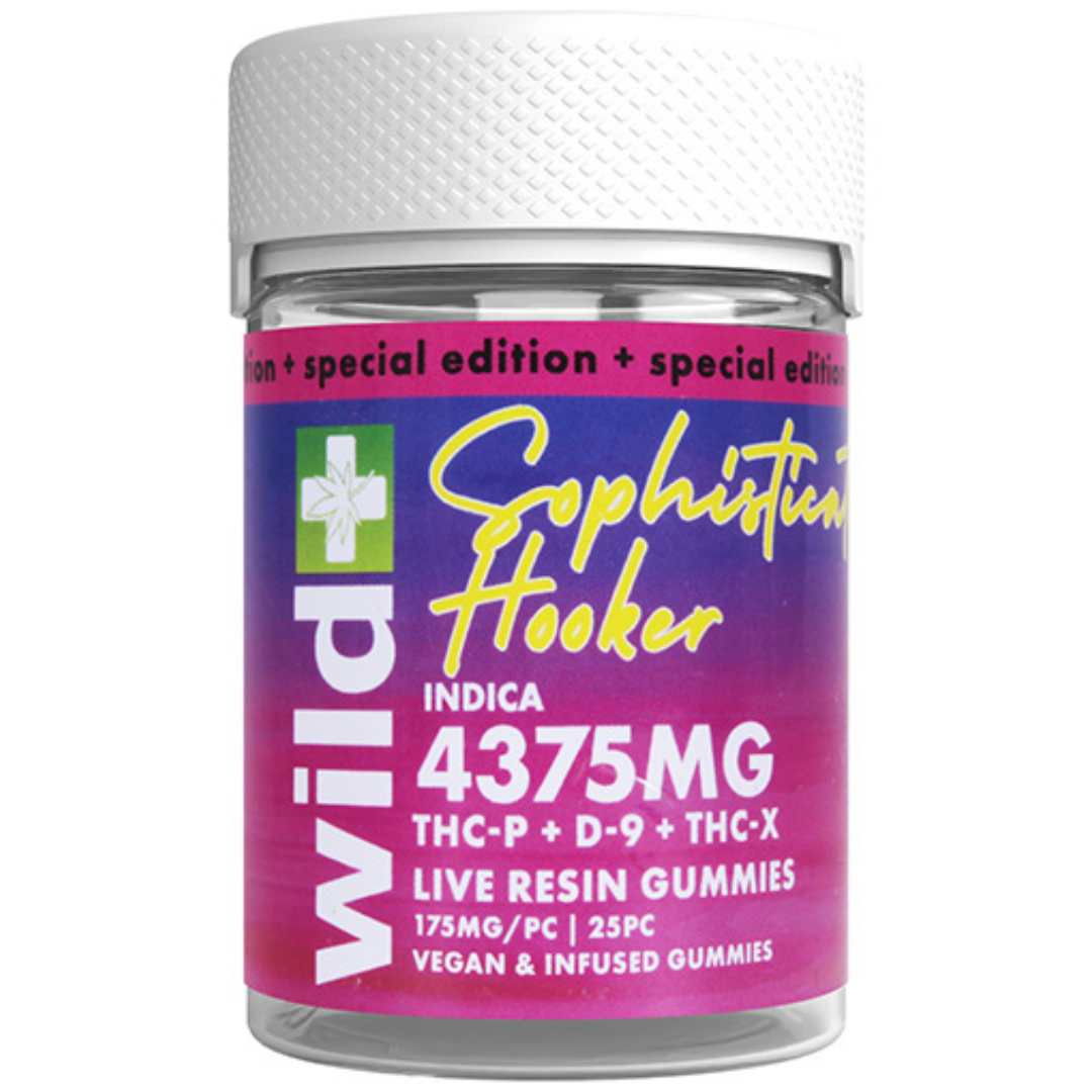 Wild THC-P D9 THC-X Live Resin Gummies 4375mg