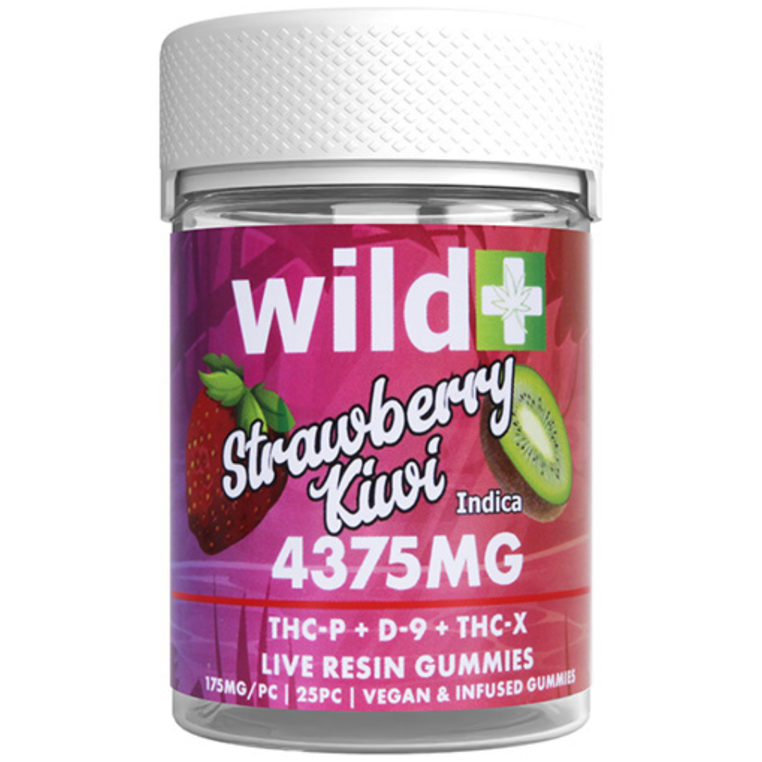 Wild THC-P D9 THC-X Live Resin Gummies 4375mg