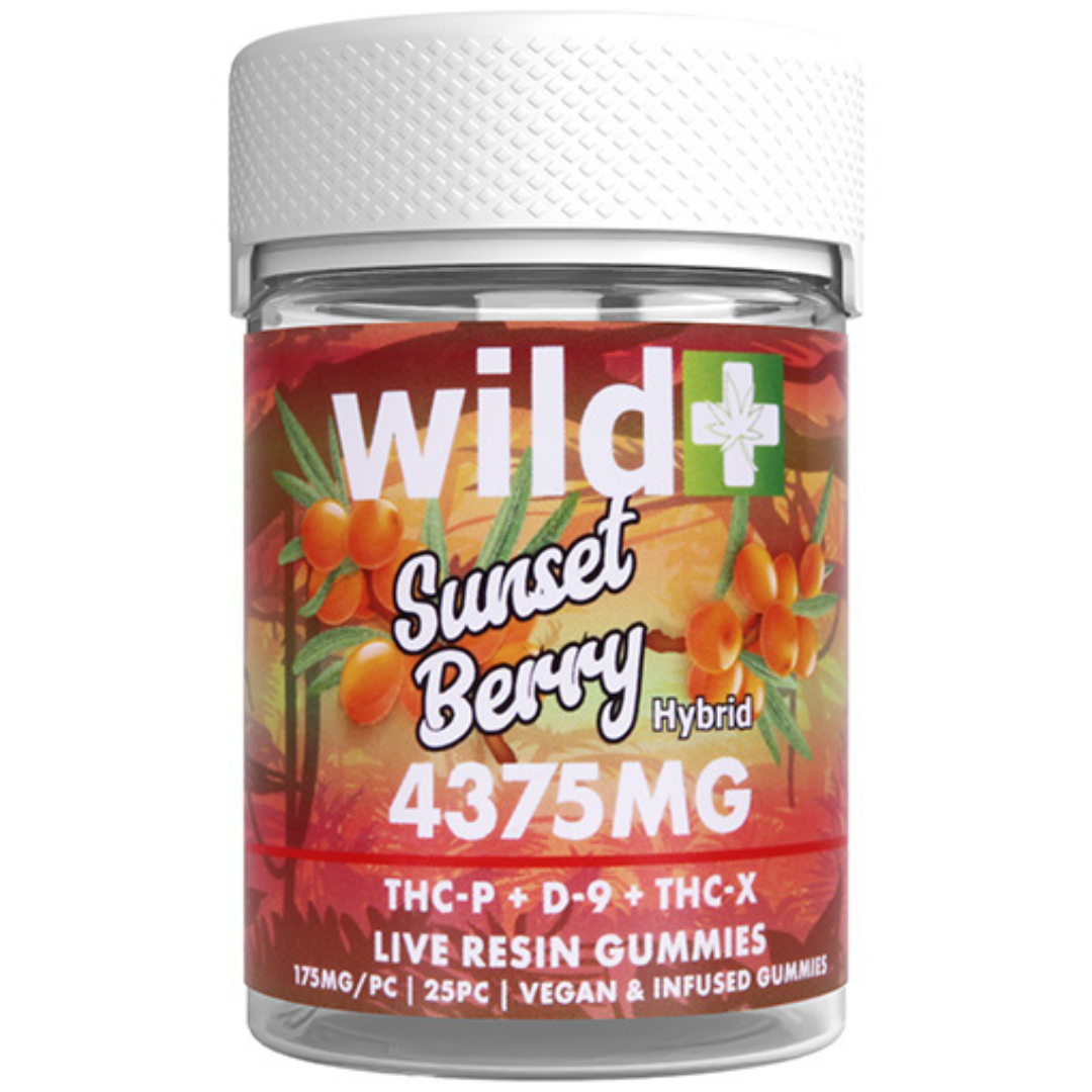 Wild THC-P D9 THC-X Live Resin Gummies 4375mg