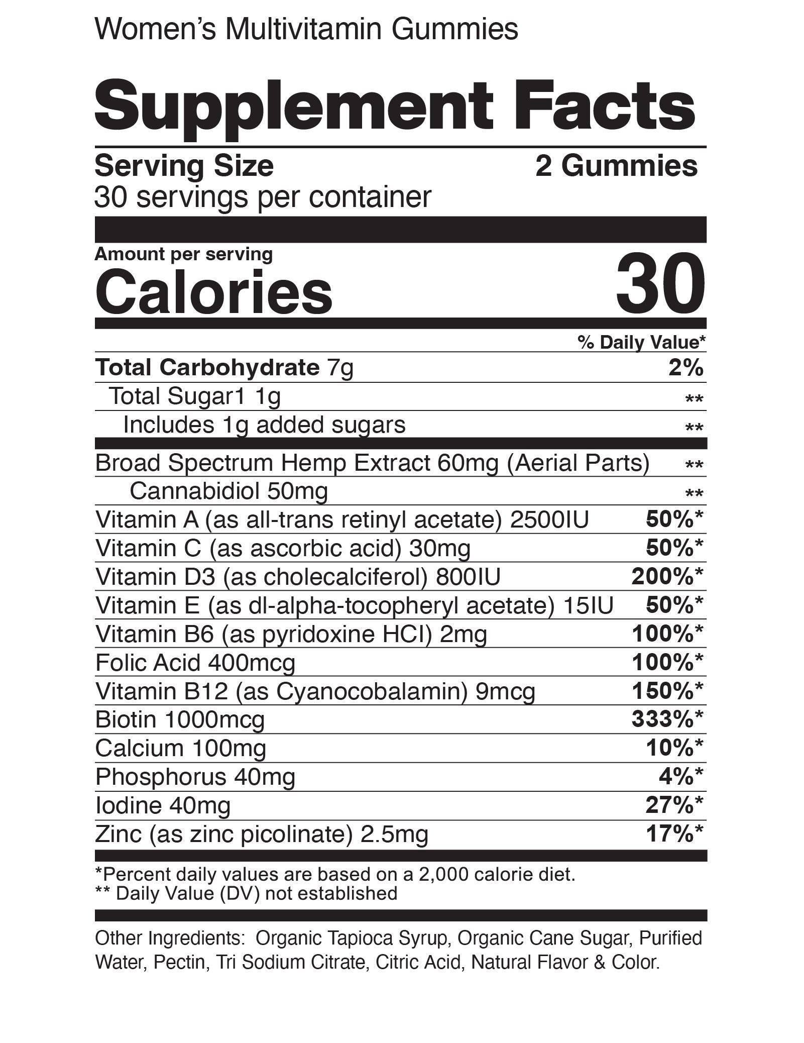 CBDfx Multivitamin CBD Gummies For Men & Women