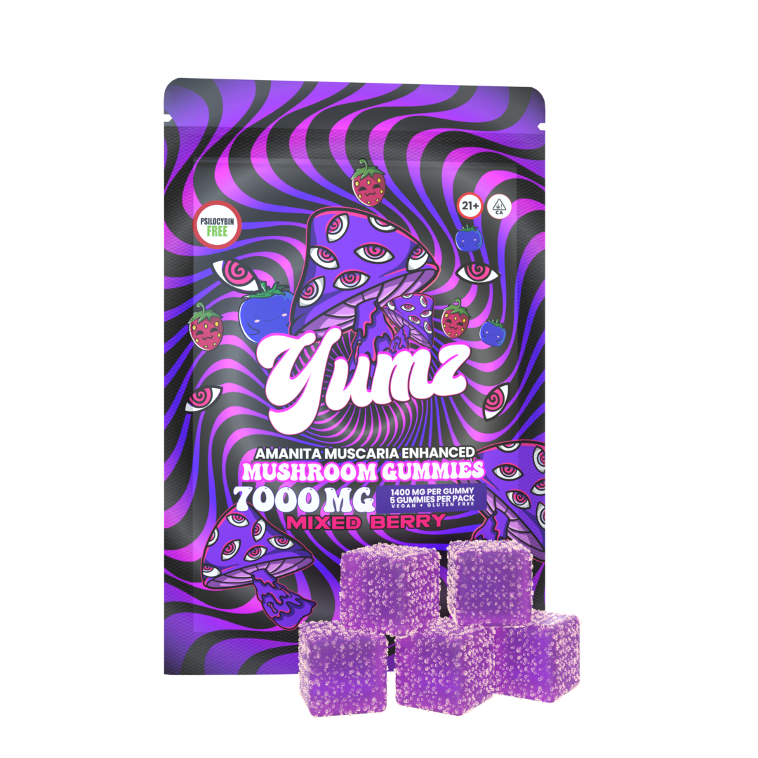 YUMZ - Mixed Berry ( Amanita Muscaria Mushroom Gummies ) Best Price