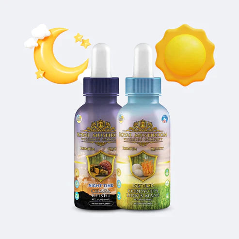 Royal Mushroom Day & Night Tinctures Bundle Best Price