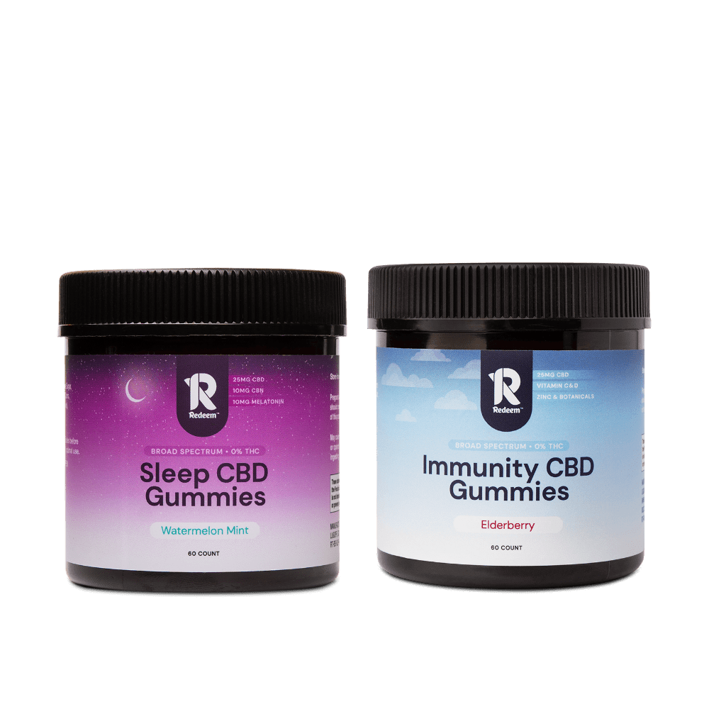 Redeem CBD Sleep and Elderberry Gummies Bundle Best Price