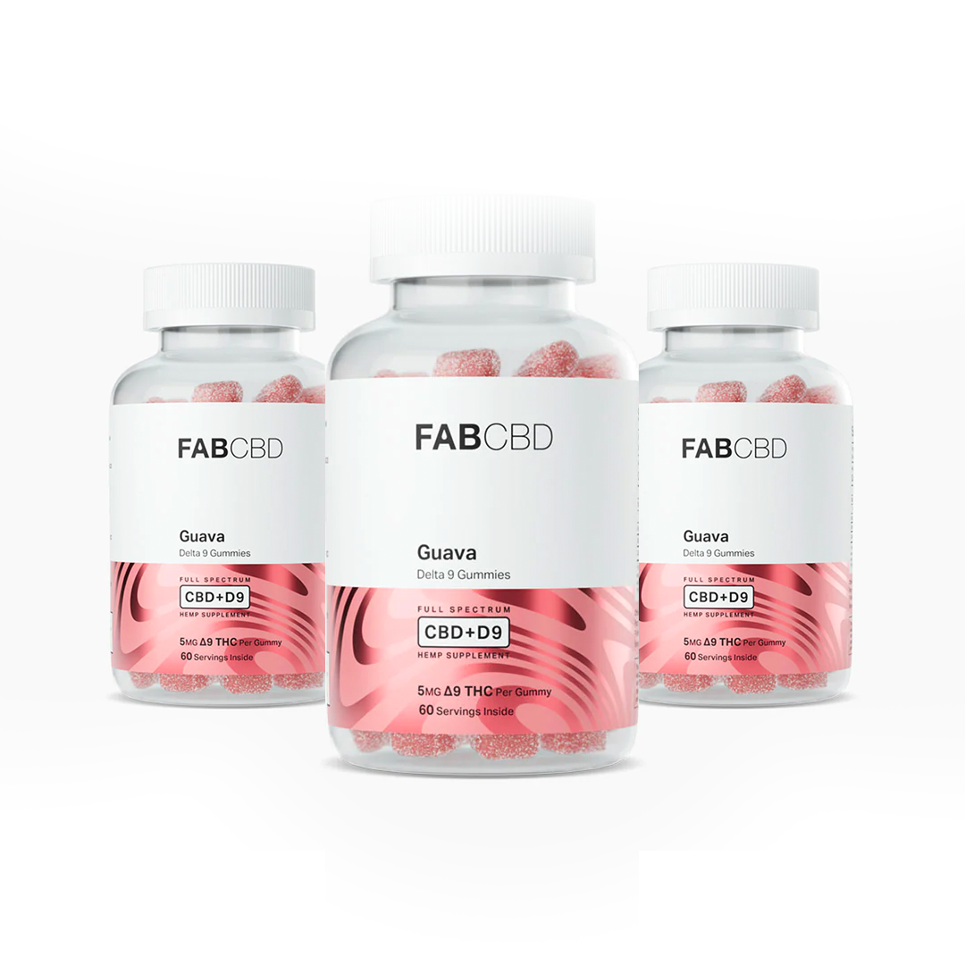 FAB CBD Delta 9 Gummies: 3-Pack Best Price