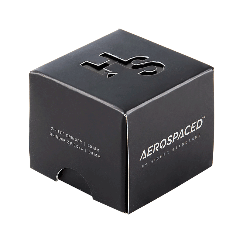 Aerospaced by HS 2 Piece Grinder 2.0"(50mm) Black Best Price