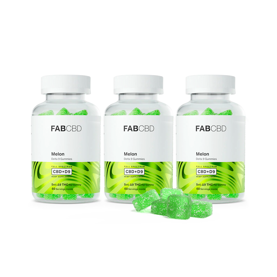FAB CBD Delta 9 Gummies: 3-Pack Best Price