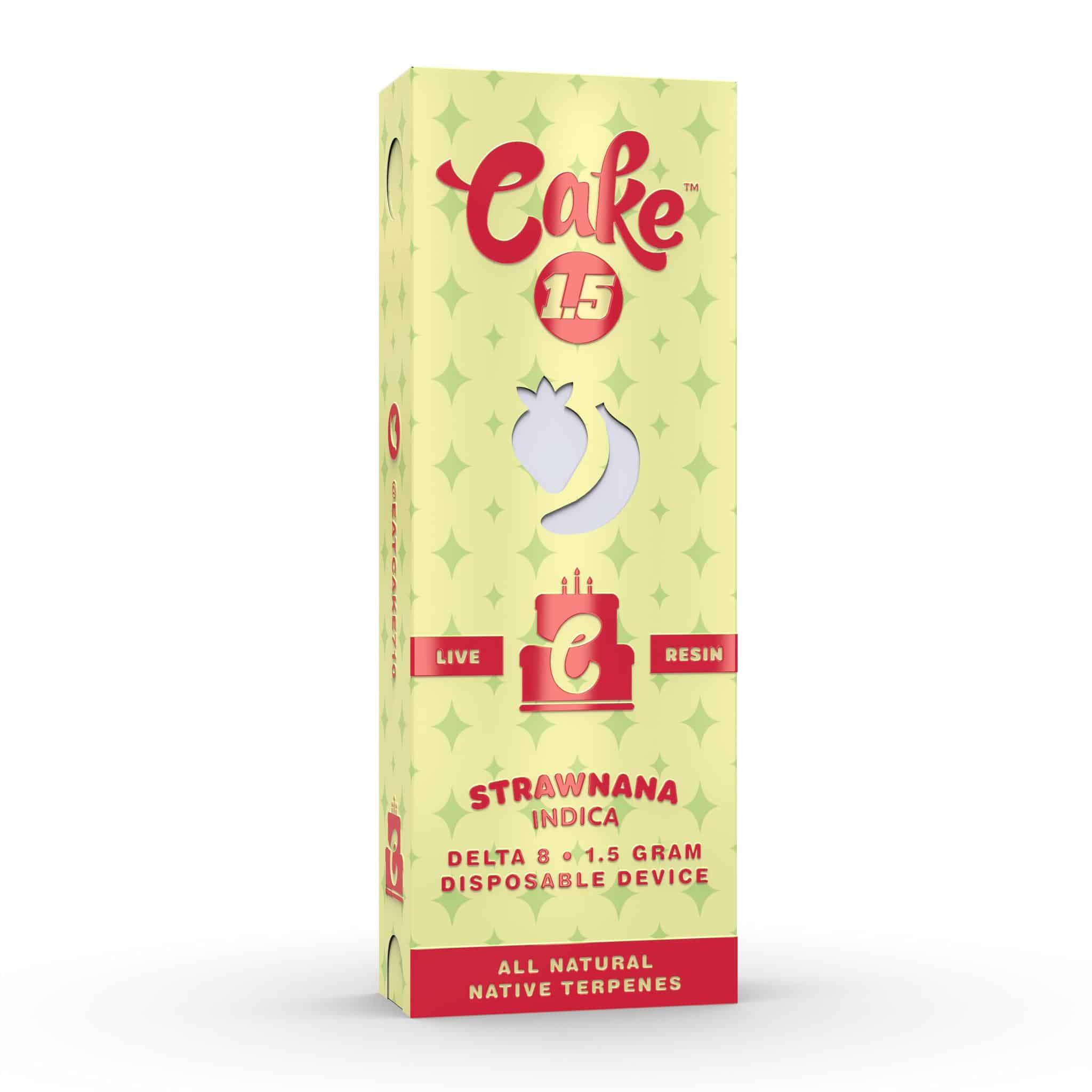 Cake Strawnana Live Resin Delta 8 Disposable (1.5g) Best Price