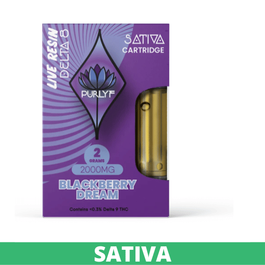 Purlyf | Live Resin Delta 8 THC Cartridge - 2g Best Price