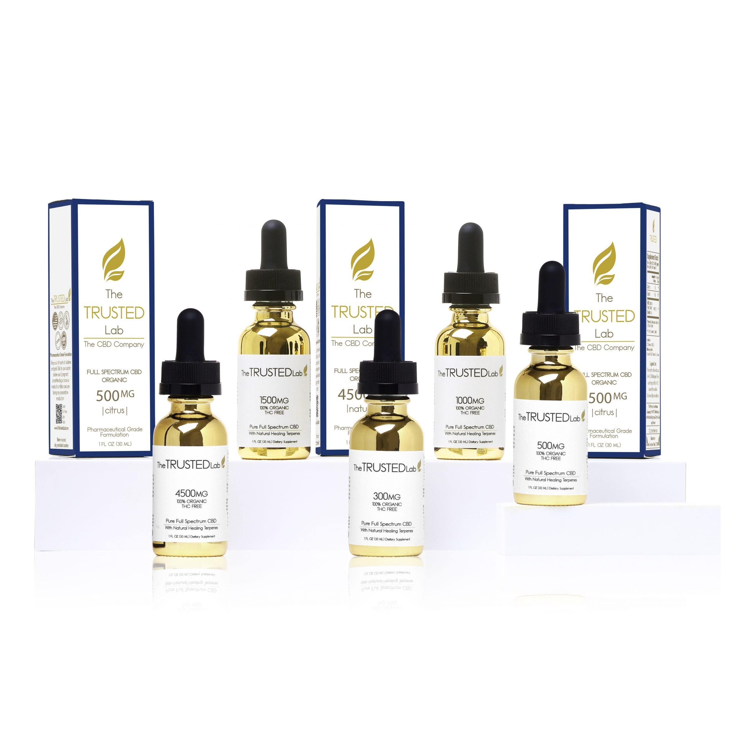 The Trusted Lab Full Spectrum CBD Oil THC Free (30ml) Best Price