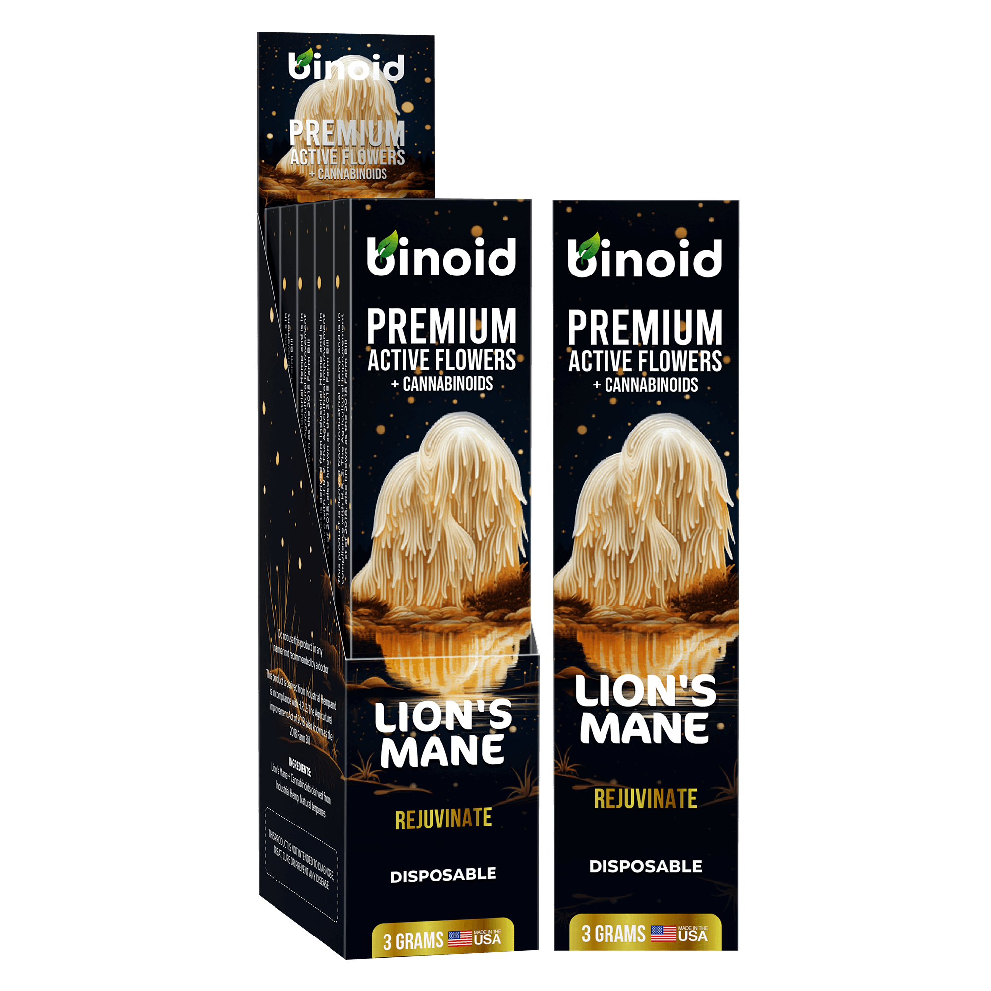 Binoid Active Flowers 3 Gram Disposable Best Price