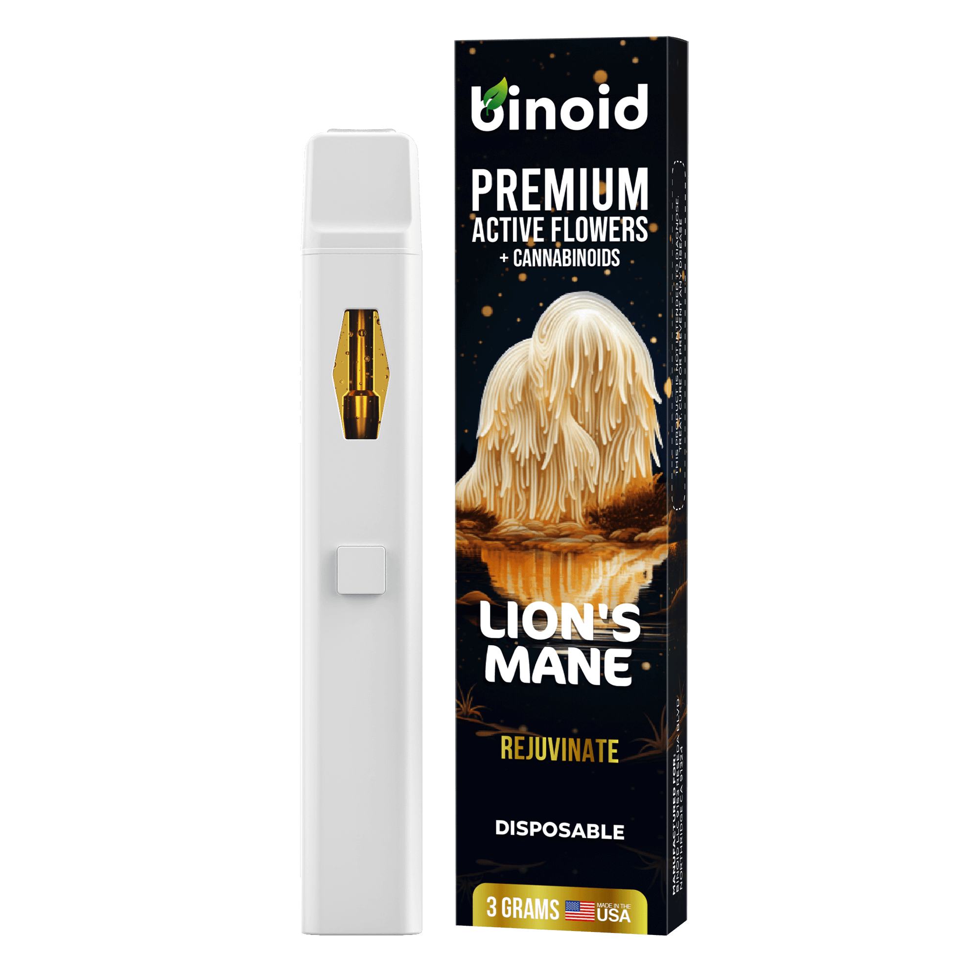 Binoid Active Flowers 3 Gram Disposable Best Price