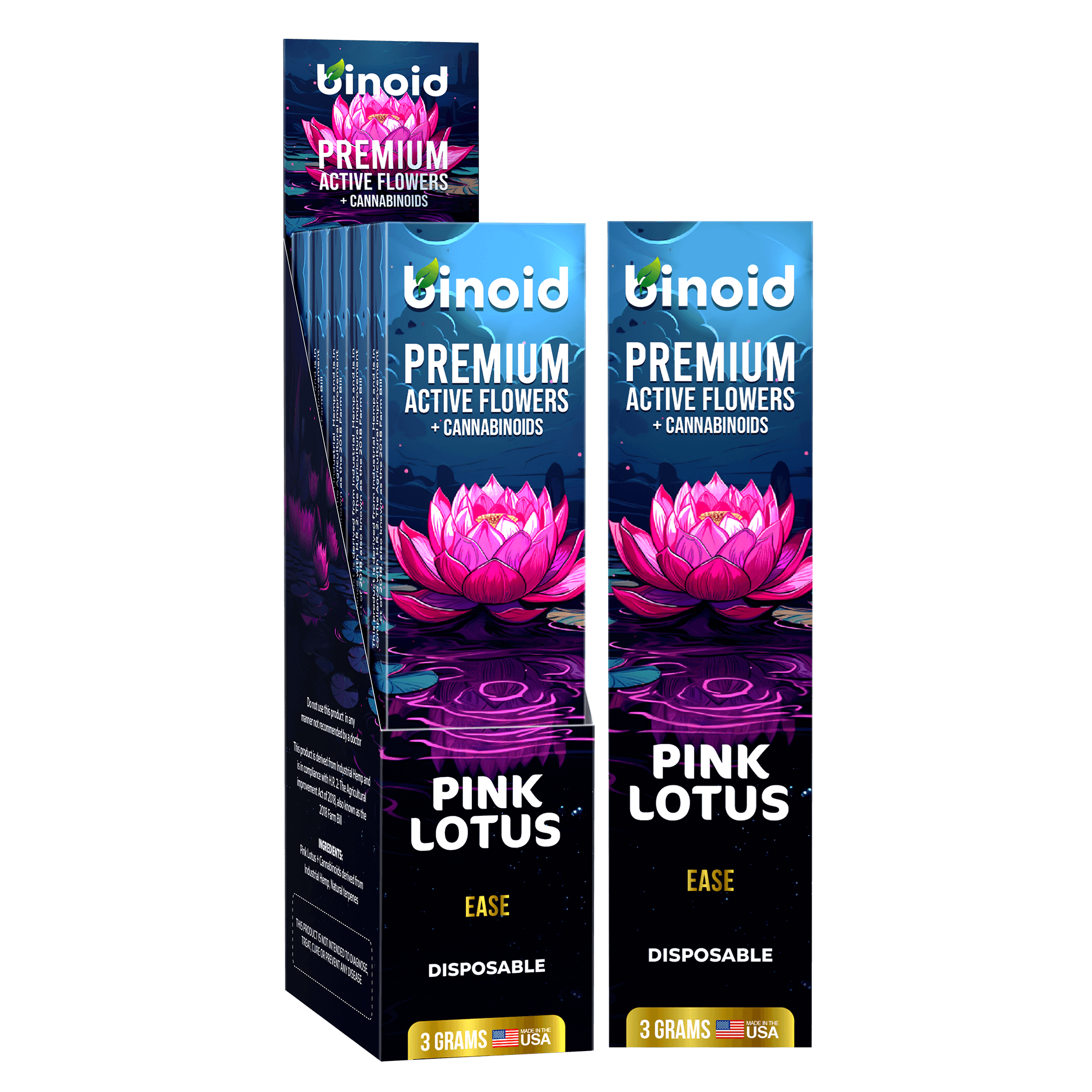 Binoid Active Flowers 3 Gram Disposable Best Price