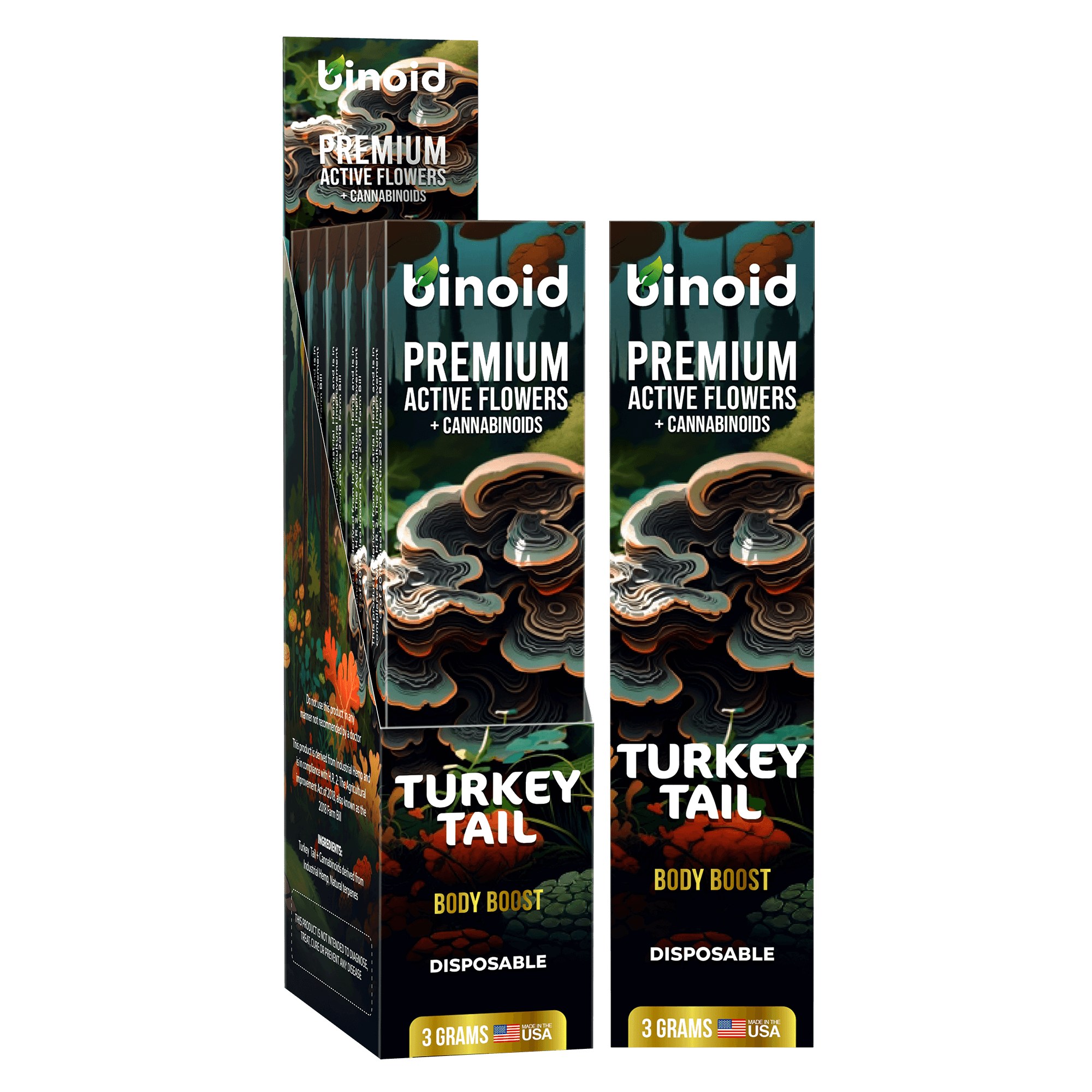 Binoid Active Flowers 3 Gram Disposable Best Price