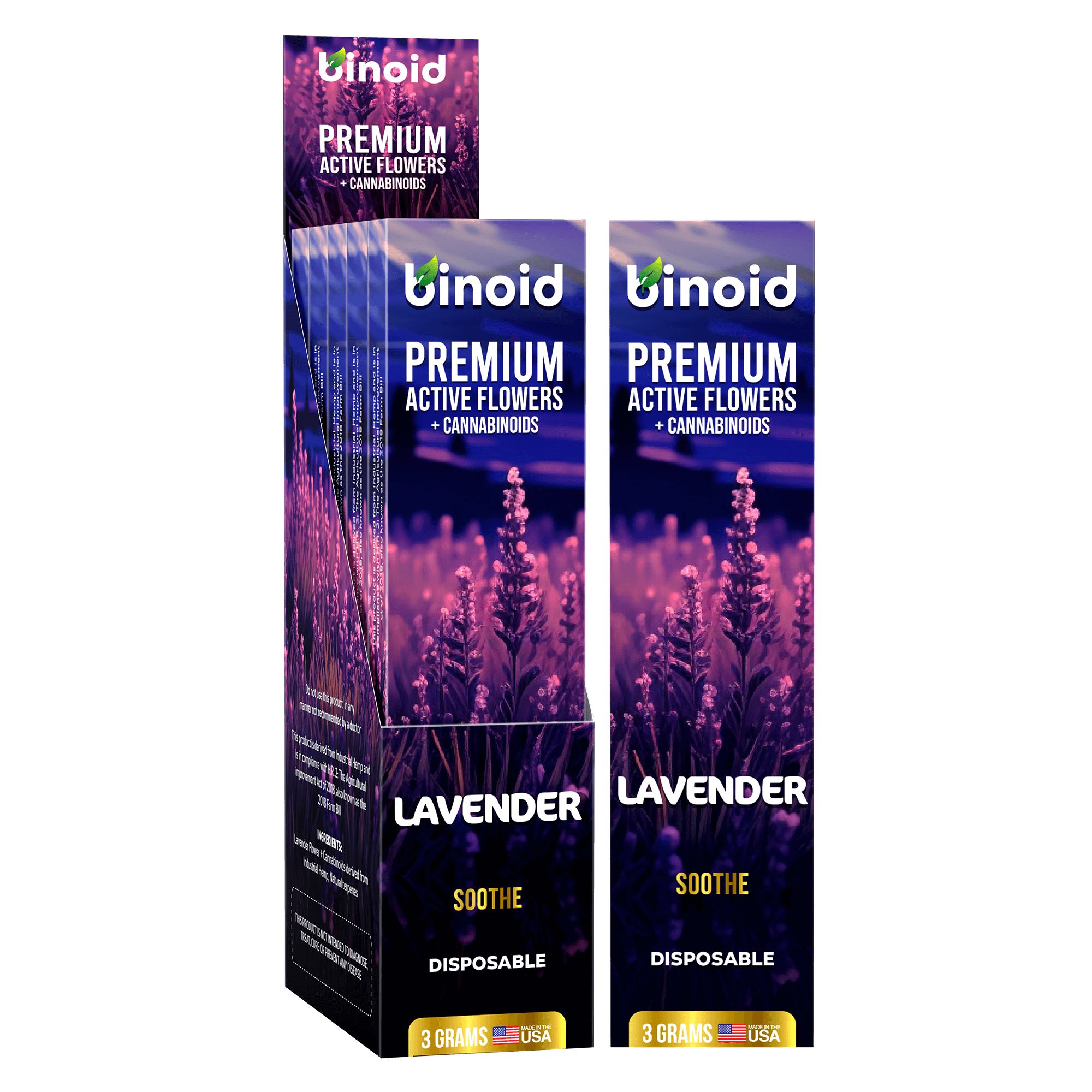 Binoid Active Flowers 3 Gram Disposable Best Price