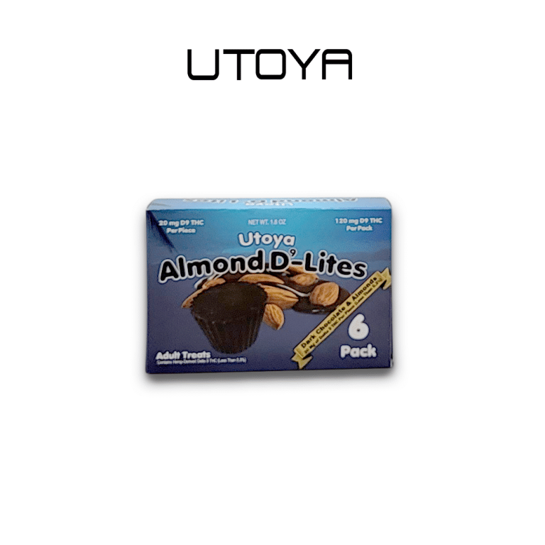 Utoya | Almond Delight Delta 9 THC Dark Chocolate - 120mg Best Price