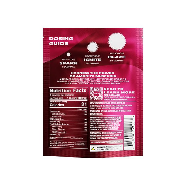 Fire Magic Amanita Muscaria Gummies 3000mg Best Price
