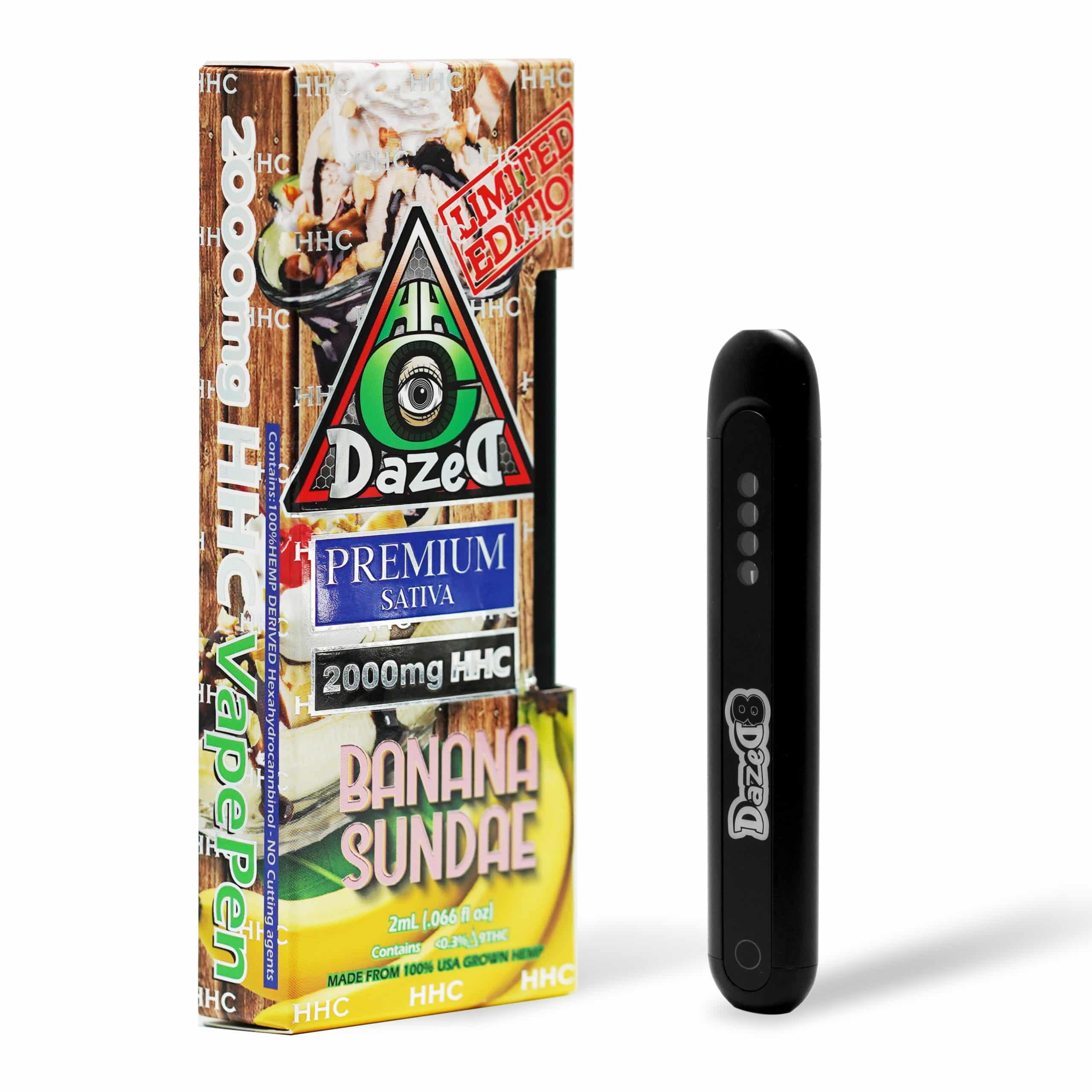 DazeD8 Banana Sundae HHC Disposable (2g) Best Price