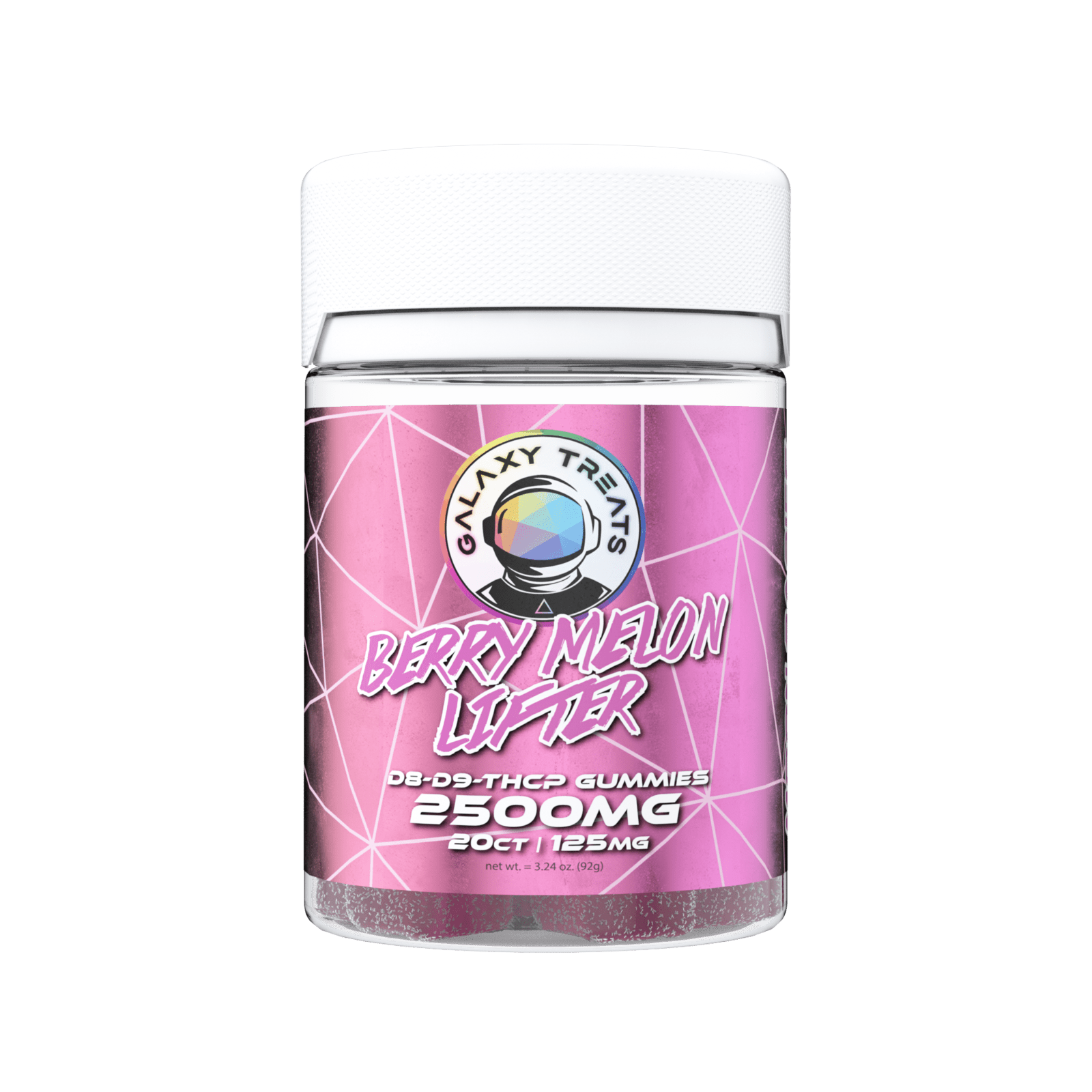 Galaxy Treats Berry Melon Lifter 2500mg D8 D9 THCP Gummies (20-CT) Best Price