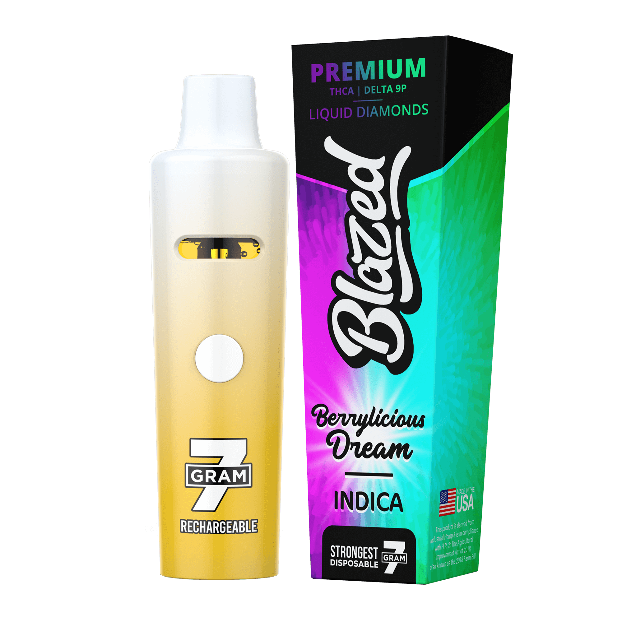 Blazed 7 Gram THCA + Delta 9B Disposable Vape Best Price