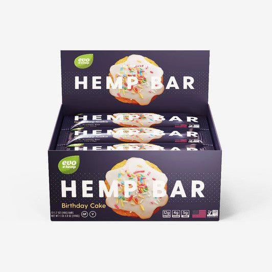 Birthday Cake Hemp Bars - 4 Boxes Best Price