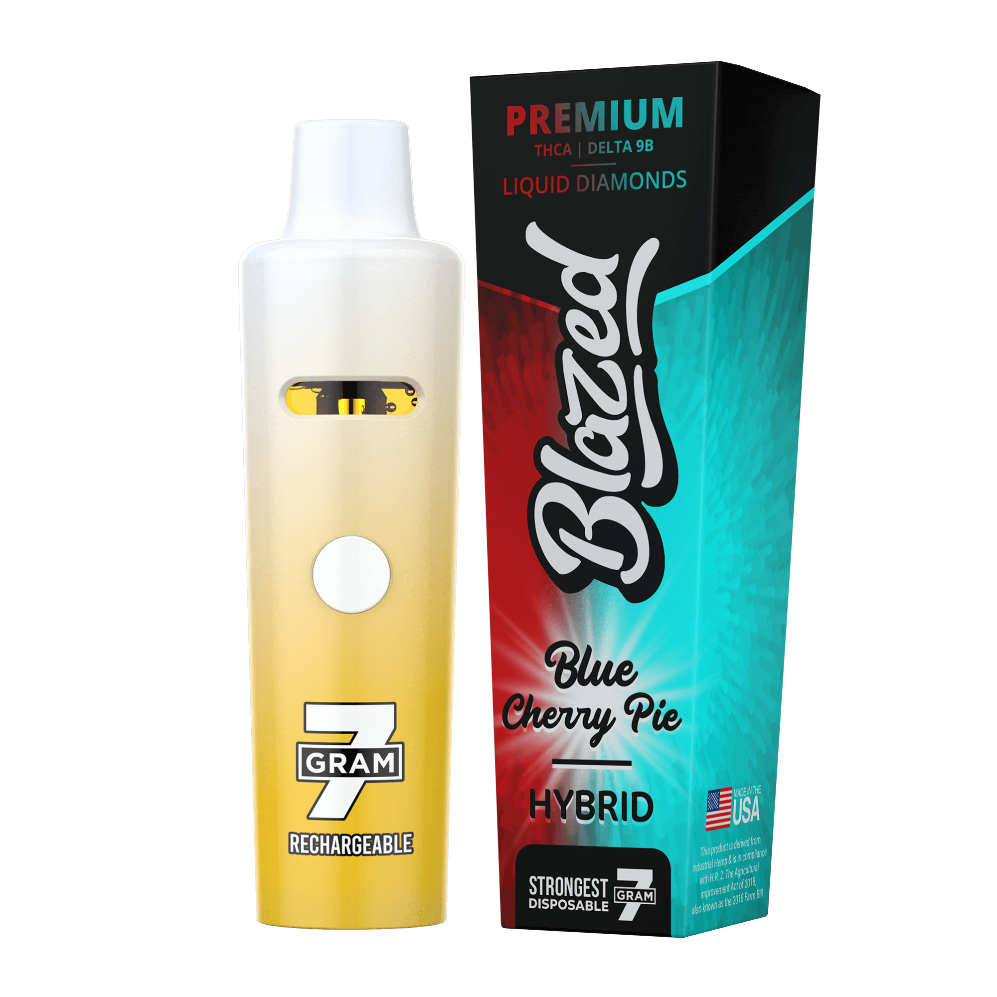 Blazed 7 Gram THCA + Delta 9B Disposable Vape Best Price